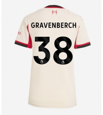 Liverpool Ryan Gravenberch #38 Udebanetrøje Dame 2025-26 Kortærmet